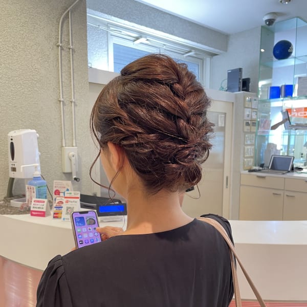 ヘアアレンジ Upstyle