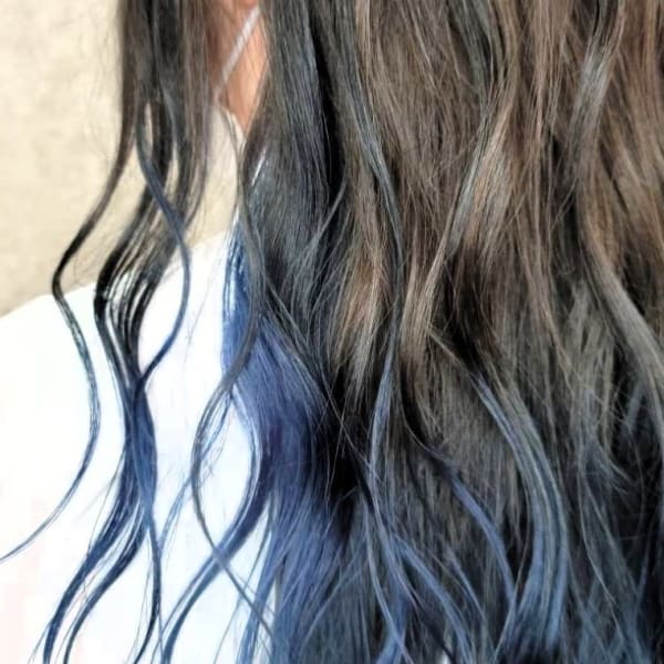 ブルー/ケアブリーチ/髪質改善/インナーカラー/ダブルカラー