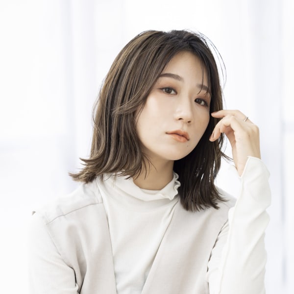 【Totia梅田】フレンチボブ×カーキベージュ