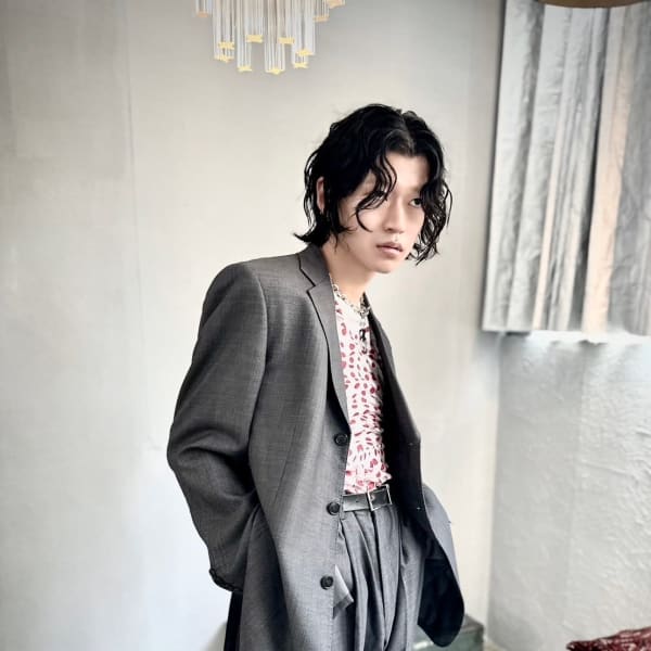 【ステップボーンカット】メンズカット/センターパート