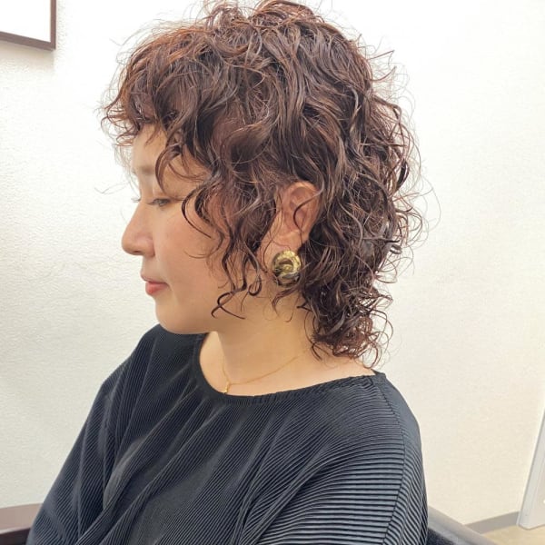 《kitin吉祥寺》ウルフ スパイラル パーマ ウェーブ