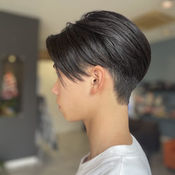 姪浜/ツイスト/ツイストスパイラル/波巻き/パーマ/ツーブロ