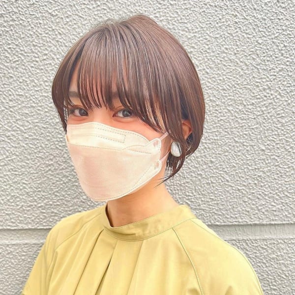 くびれショート/透明感カラー/博多|est-r.Fukuoka【福岡博多店】