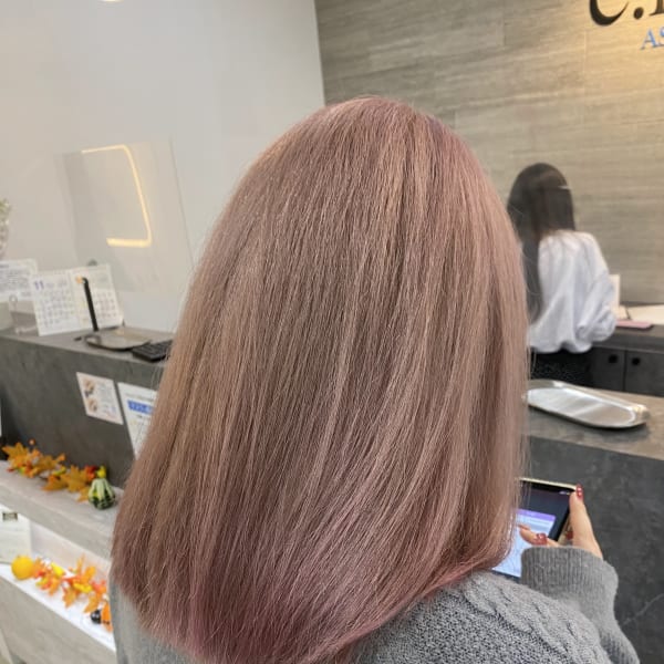 高発色ピンクカラー|e.m.a × Ar be.anca