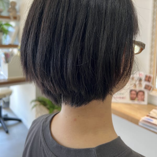 バッサリショートカット/ヘアドネーション