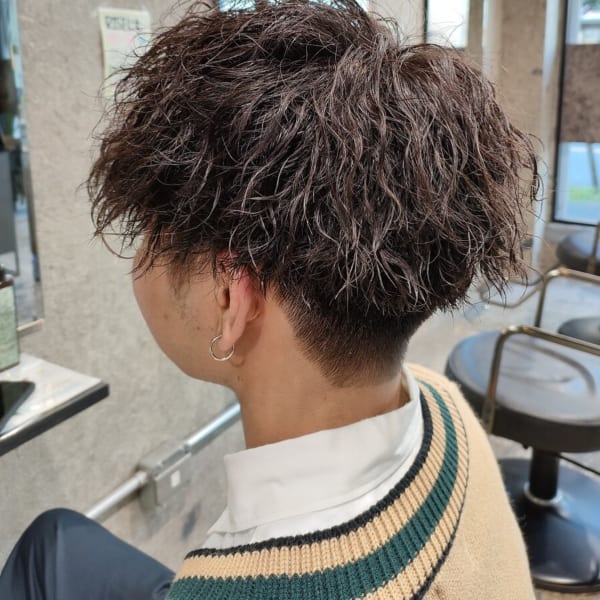 【束感マッシュパーマ】波打ちツイストスパイラルパーマ！坂森|RISE 綾瀬店