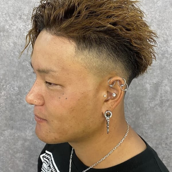 かき上げショート【ツイストスパイラルパーマ】|RISE 新小岩店