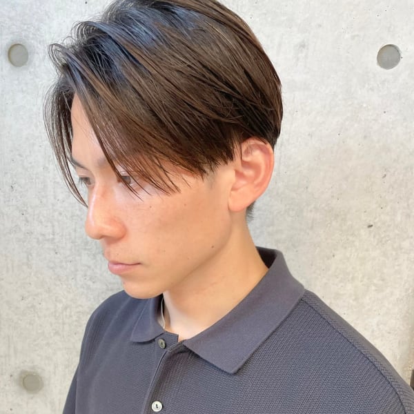 メンズヘア　メンズショート　髪質改善　ストレート　