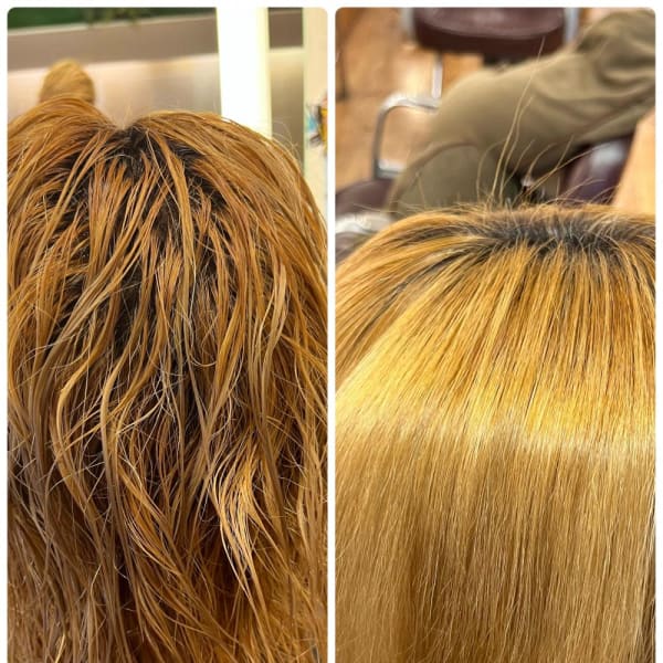 酸性ストレート/縮毛矯正/髪質改善トリートメント