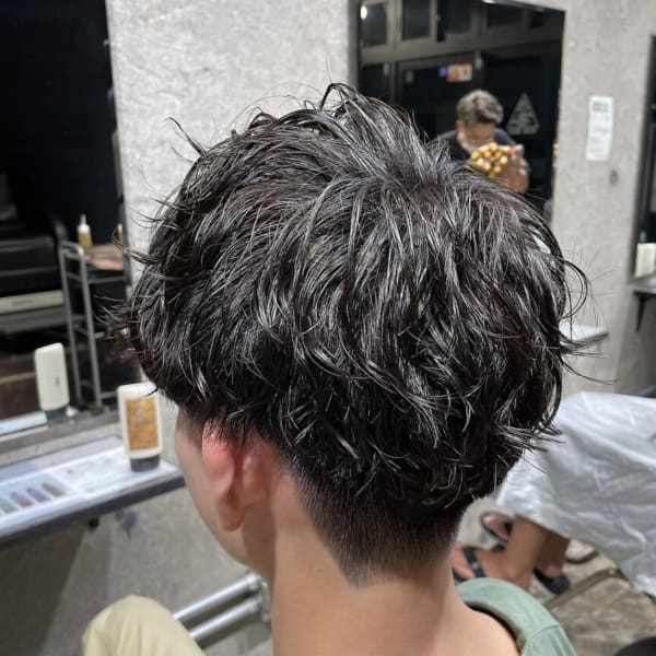 校則セーフ！？セットが簡単！ゆるめスパイラルパーマ！！|RISE 綾瀬店