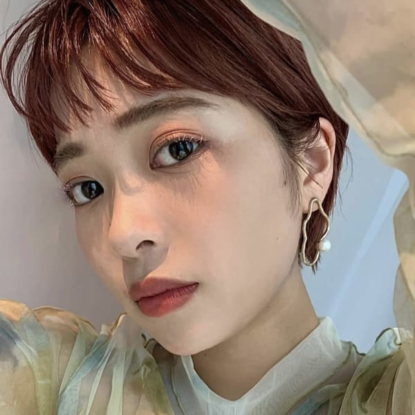 【 オレンジ × オン眉ショート 】浅野美紀