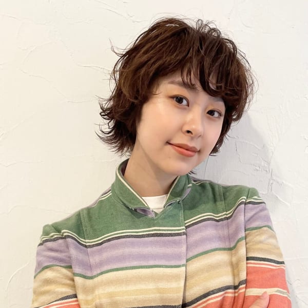ショート マッシュウルフ ウルフパーマ 代官山 中目黒 渋谷