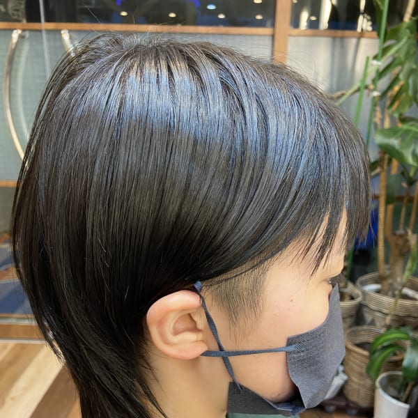 2ブロックボーイッシュマッシュウルフ