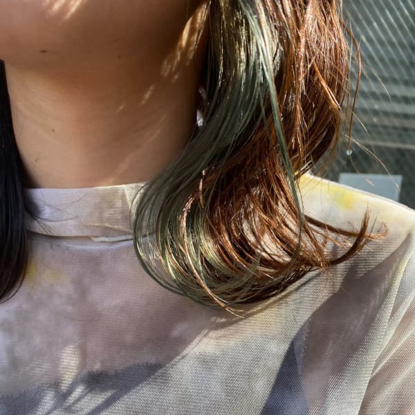 イヤリングカラーgreen