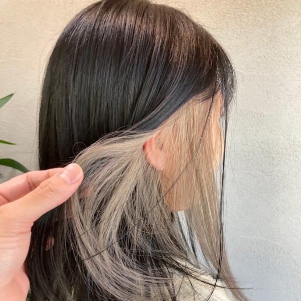 インナーカラー white beige