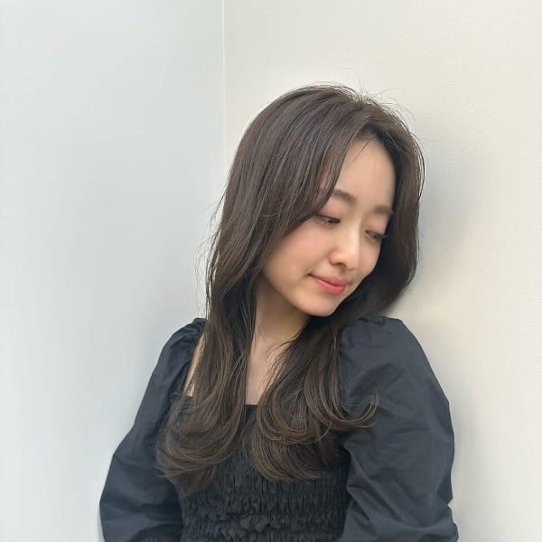 【エレン池袋】小顔カット×大人気くびれ外ハネミディ　似合わせ