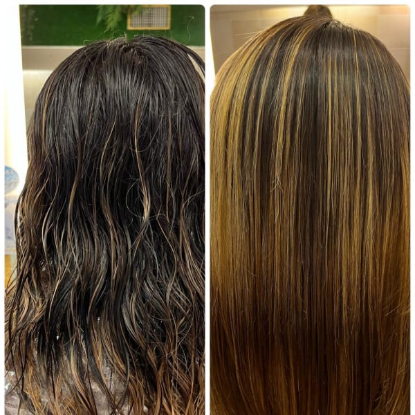 酸性ストレート/縮毛矯正/髪質改善トリートメント