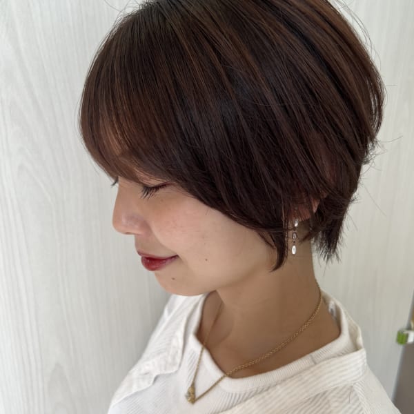 ナチュラル大人可愛いショート|trip ヘアメイク 東山店