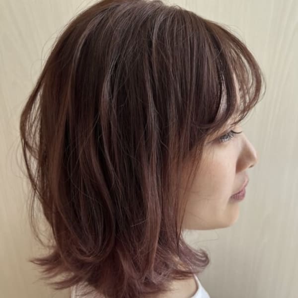 エレガントミディアムヘア|trip ヘアメイク 東山店