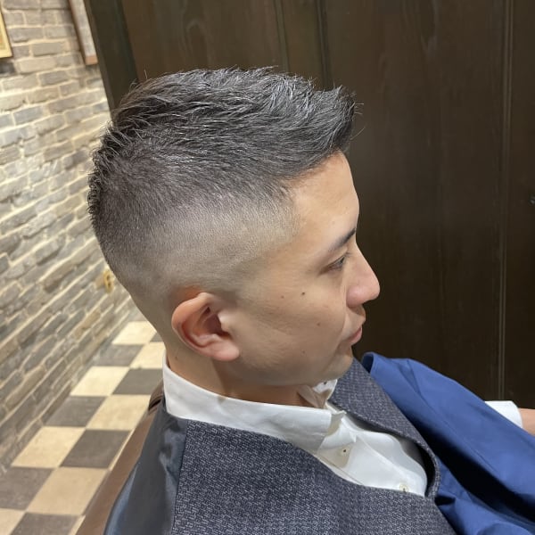 スキンフェード ビジネススタイル