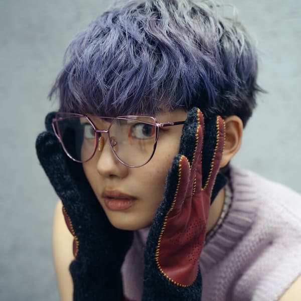 【MAAAAAC】ブルーパープルショート