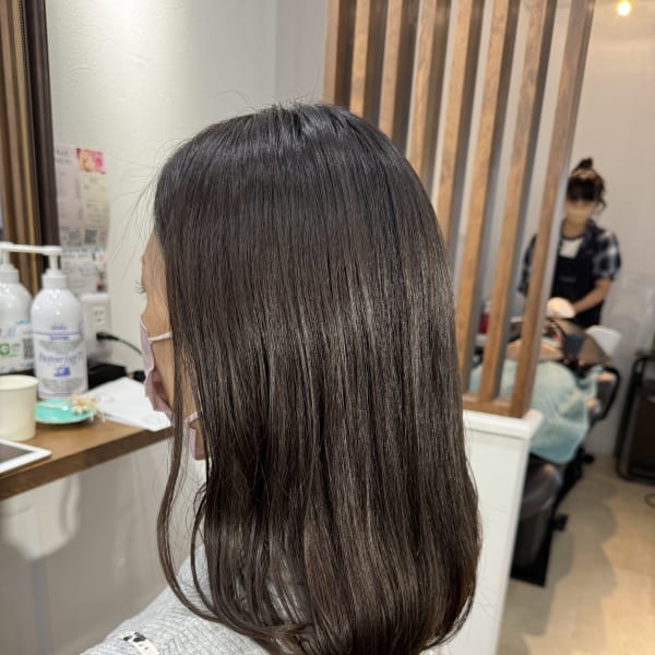 髪質改善ストレート