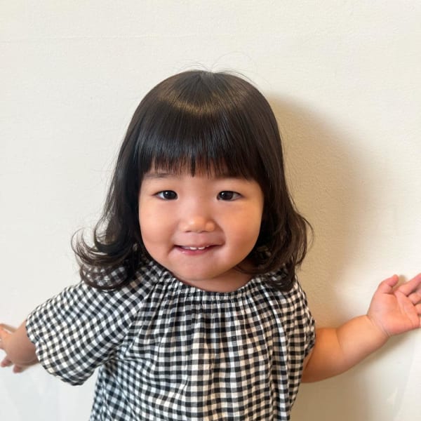 【キッズ】天使のぱっつんカット☆