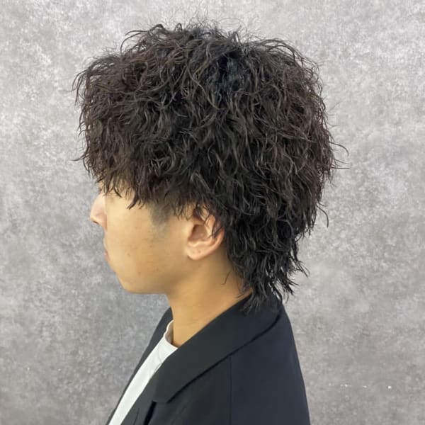 ショートウルフ【ツイストスパイラルパーマ】|RISE 新小岩店