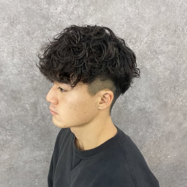 外国人風スペインカール