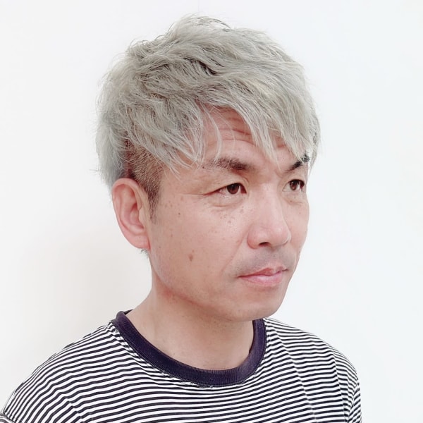 白髪ぼかし／シルバーカラー