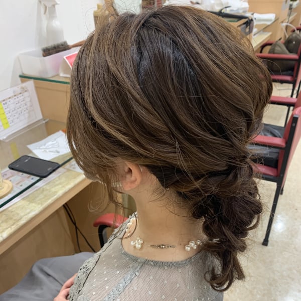 ゆるふわ編み込み