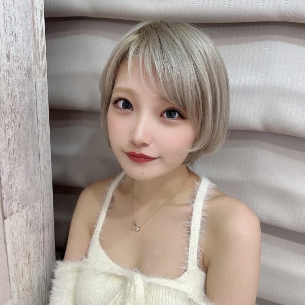 面長対策/ハイトーン/ベリーショート/ひし形ボブ