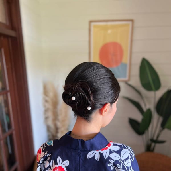 ナチュラルヘアメイク