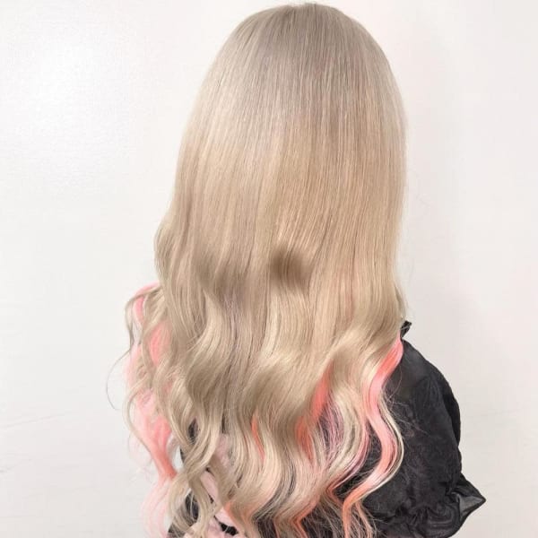 #ロングヘアー #ダブルカラー #髪質改善