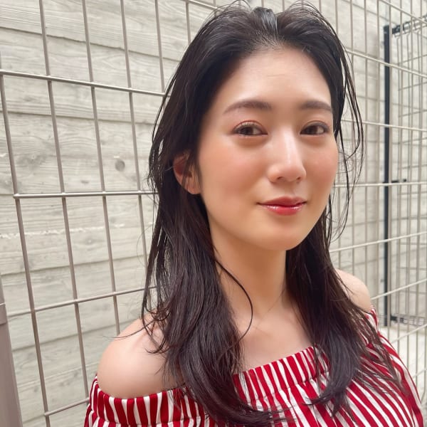 【福岡天神赤坂】20代30代/かきあげ/艶カラー/レイヤー