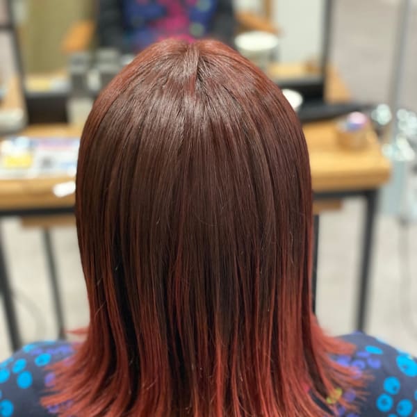 レッドカラー|Hair Salon SHIAN橋本店