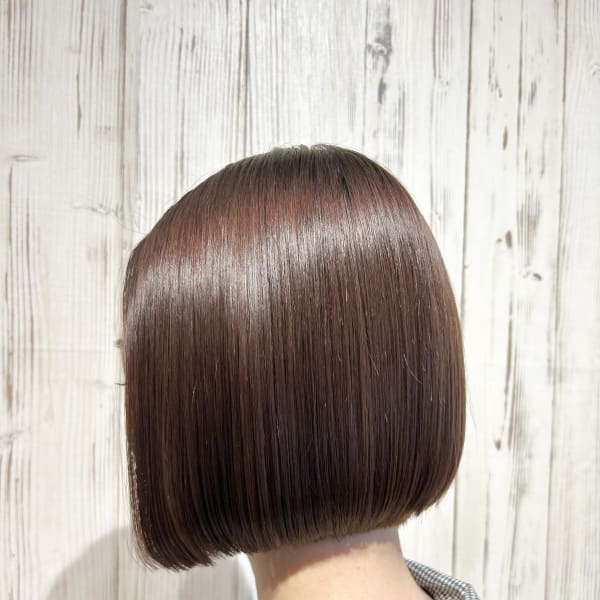 ボブ/ミニボブ/切りっぱなしボブ/髪質改善/福岡/天神/大名