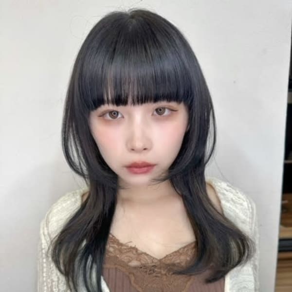 ロングウルフ/フルバング/レイヤーカット/ウルフカット