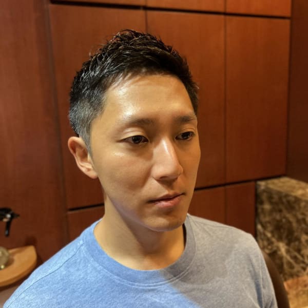 銀座 理容室 爽やかビジネスショート