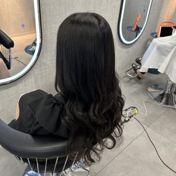 #髪質改善#インナーカラー#エクステ#ヘアセット#縮毛矯正