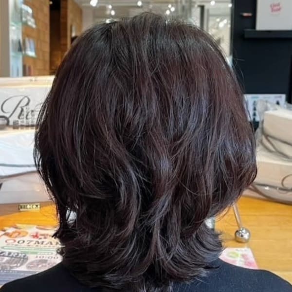 前髪/マチルダボブ/ピンクベージュ/インナーグレージュ