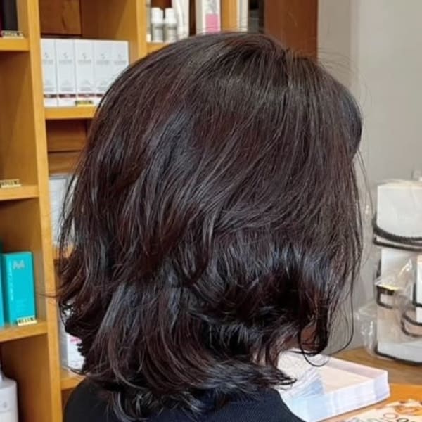 前髪/マチルダボブ/ピンクベージュ/インナーグレージュ