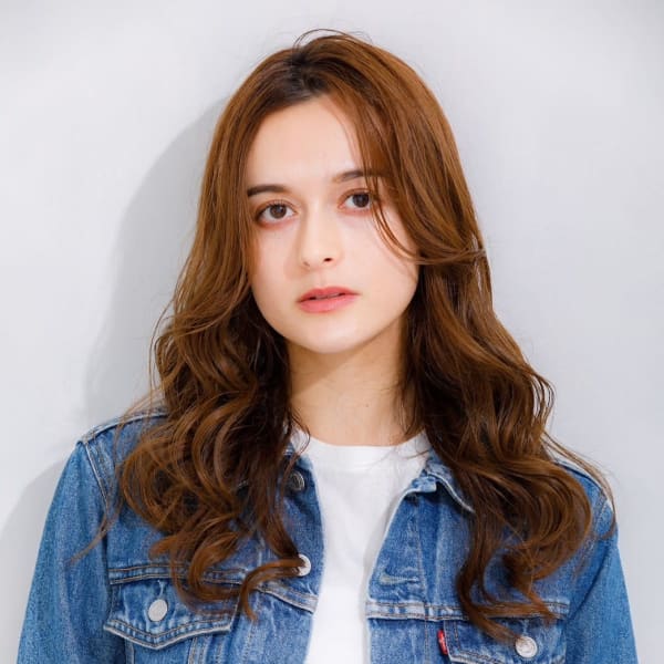 コテ巻きパーマ