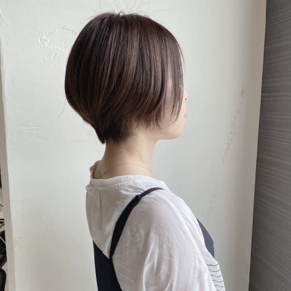 縮毛・前下がりグラボブ