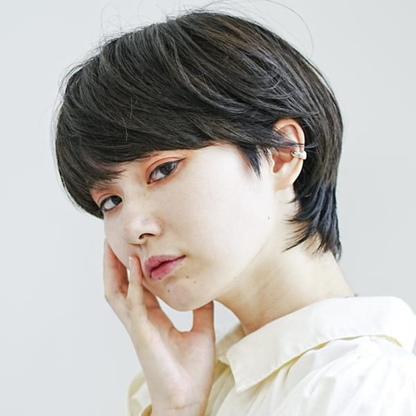 長め襟足が可愛いマッシュウルフ[銀座]