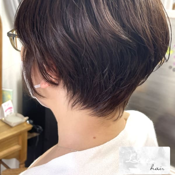 耳かけマッシュショート