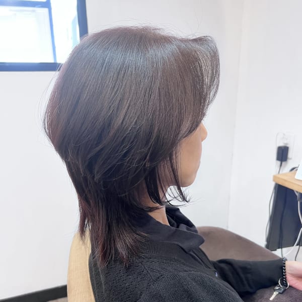 大人レイヤースタイル/pink brown