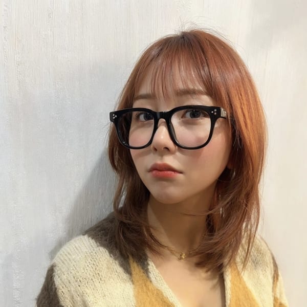 レイヤースタイル/orange beige