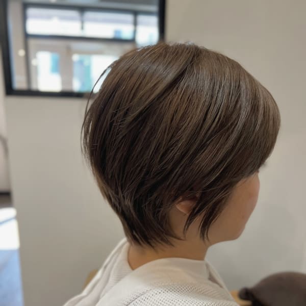 くびれショート/Olive beige