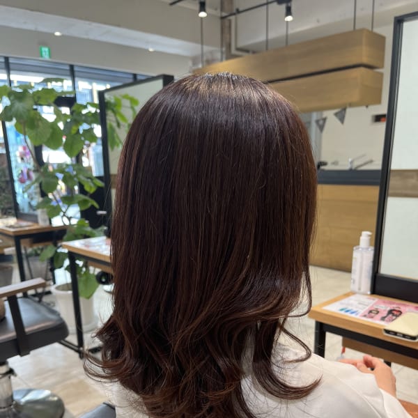 ブラウンカラーで艶髪!|KENJE 南林間